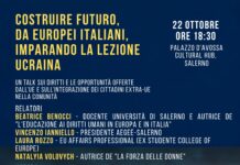 Salerno al centro del dibattito europeo: a Palazzo d’Avossa un talk per riflettere su diritti, integrazione e la «lezione ucraina»